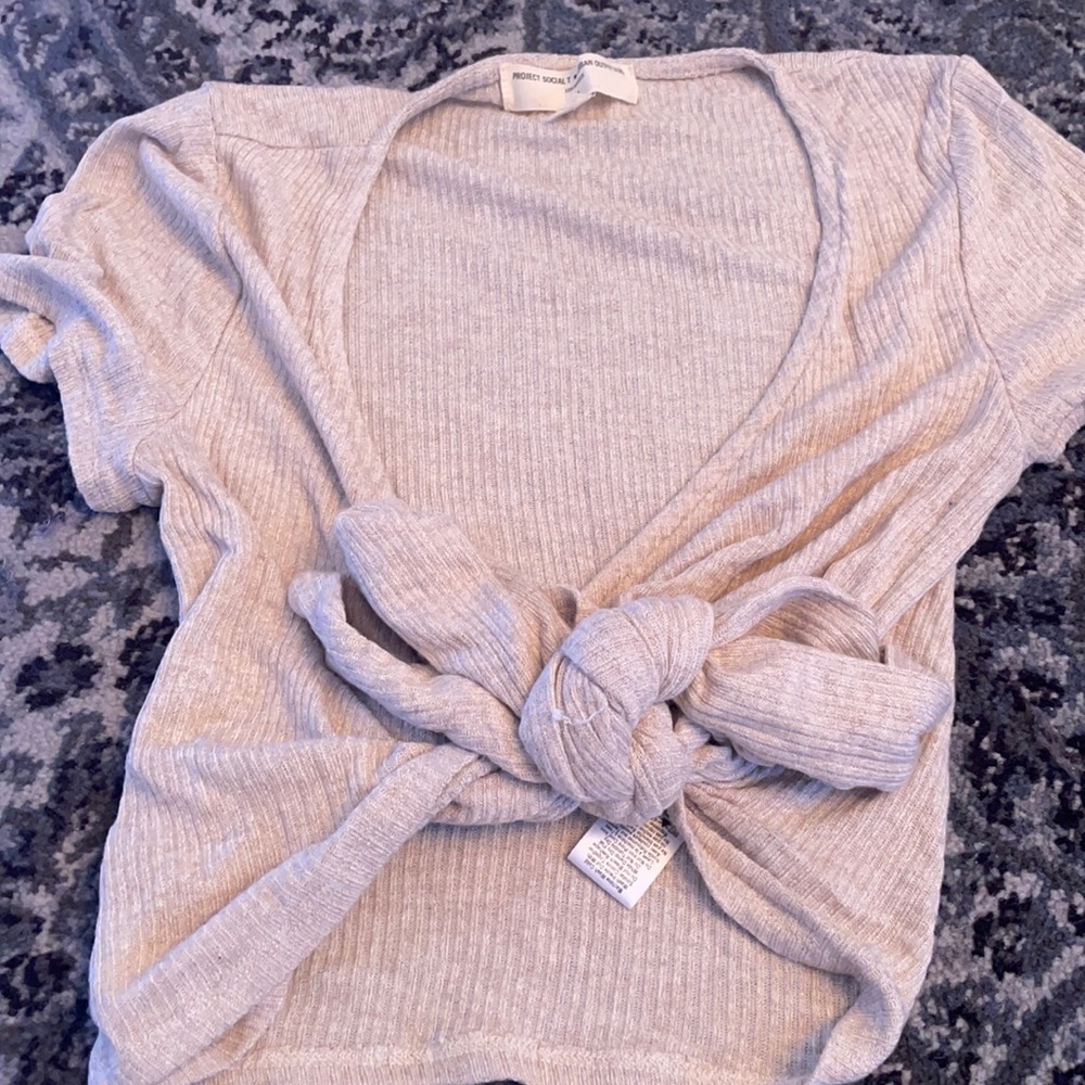 Urban Outfitters Tie Front Top